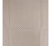 SaRani Tovaglia Tavola Copritavola Decorazione Cucina Rettangolare Cotone Pois Tortora (6 posti (135x180 cm))