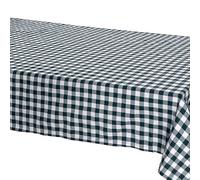 SaRani Tovaglia Tavola Cotone Fantasia Quadretti Country Colorata Cucina (Blu, 6 posti)