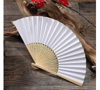 Saraoriginalshop Set 12 Pz Ventaglio a Mano in Legno Chiaro Intagliato Carta Plastica e Stoffa Idea per Matrimonio Eventi Gadget Vari Modelli Disponibili (Legno e Carta)