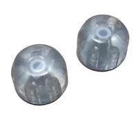 Saraoriginalshop Set 2 Ferma Porte Fermaporte Da Parete e da Pavimento completi di Adesivo Doppio Fissaggio Protezione Porte Maniglie Colore Trasparente