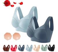 Sarapick Ultimate Lift Bra, Sarapick Bras for Women, Seamless Sexy Push Up Wireless, Posture Correcting Support Bra, 2 pezzi x A, 5XL