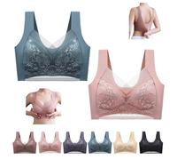 Sarapick Ultimate Lift Bras, reggiseni senza fili con supporto e sollevamento, reggiseni da donna copertura completa senza cuciture sollevamento, 2 pezzi - 4, 5XL