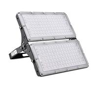 Sararoom 200W Faretto LED da Esterno, 20000LM Faro Proiettori Led - 3000K Luce Bianco Caldo Faretti, IP65 Impermeabile, Supporto Regolabile 180° Luci di Sicurezza per Giardino Terrazza Garage,No Spina