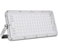Sararoom Faretto LED da Esterno 100W, 10000LM 6500K Bianca Fredda Faro Led, IP65 Impermeabile Proiettori Luci di sicurezza, Faretti con Supporto Regolabile 180° per Giardino Terrazza Garage, No Spina