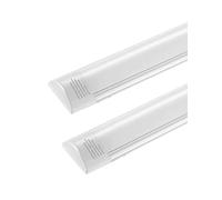 Sararoom Neon Tubo Led Barra 30cm 10W 1200LM Plafoniera Led Soffitto Bianco Freddo 6500K Tubolare Luce Sottopensile, Lineare Lampada per Cucina Officina Ufficio Bagno Giardino Magazzino Garage,2pz