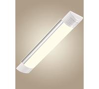 Sararoom Neon Tubo Led Barra 90cm 30W 3600LM Plafoniera Led Soffitto Bianco caldo 3000K Tubolare Luce Sottopensile, Lineare Lampada per Cucina Officina Ufficio Bagno Giardino Magazzino Garage Parete