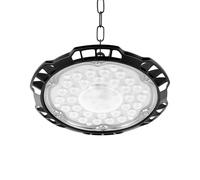 Sararoom UFO - Proiettore LED industriale, 150 W 15000 lm, super brillante, ad alta baia, illuminazione officina, 6500 K, luce bianca fredda, proiettore LED esterno, impermeabile IP65, per magazzino,