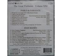 Sarasate - GRT Violinists 21: Pablo De Sarasate & Joan Manen