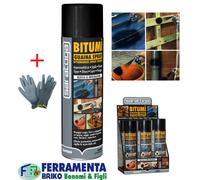 SARATOGA BITUMI GUAINA BITUMINOSA SPRAY 500 ML IMPERMEABILIZZA SIGILLA bitumì