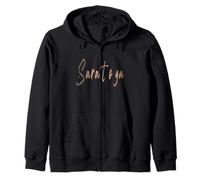 Saratoga California Vintage design elegante Felpa con Cappuccio