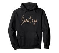 Saratoga California Vintage design elegante Felpa con Cappuccio