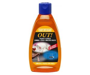 SARATOGA Detergente Solvente Pulisce Scioglie Gomma Da Masticare Colla OUT