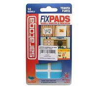Saratoga FIX PADS 10 tasselli trasparenti biadesi di montaggio 2x4cm a tenuta forte