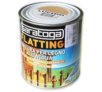 FLATTING FINITURA PROTETTIVA TRASPARENTE PER LEGNO ALL'ACQUA SARATOGA 750ml L...