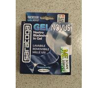 Saratoga GEL NOVUS Nastro Biadesivo Gel Trasparente Lavabile Riutilizzabile 3MT