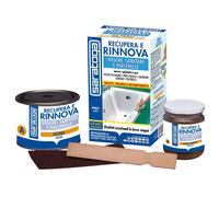 Saratoga kit Recupera e Rinnova per vasche, sanitari e piastrelle Medio Bianco