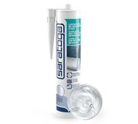 Saratoga Silicone Trasparente - Silicone per Bagno, Doccia e Cucina - Trasparente, Incolore e Antimuffa