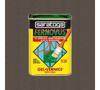 Saratoga Vernice Antiruggine in Gel Fernovus Micaceo 750ml Grigio Medio Anticato
