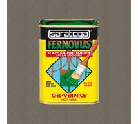 Saratoga Vernice Antiruggine in Gel Fernovus Micaceo 750ml Grigiografite Antico