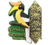 Sarawak Borneo Indonesia Malesia Magnete Frigorifero Turistico Souvenir Home Decor Frigorifero Creativo Dipinto a Mano Artigianato