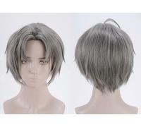 SARAZANMAI Akutsu Mabu grigio grigio parrucca cosplay parrucca corta corta