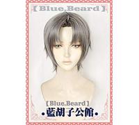 Sarazanmai Mabu Akutsu Capelli sintetici corti grigio chiaro per parrucca Cosplay Gioco di ruolo di Halloween + Cappuccio parrucca gratuito