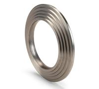 Sarbloh Chakri Kada triplo strato, braccialetto sikh artigianale, tradizionale arma Nihang Khalsa, ferro puro (Sarbloh) Kadha, simbolo di protezione, disciplina e spirito khalsa, Inner Diamater 6.8 cm