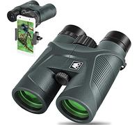 Sarblue Binocolo 10x42 per adulti con adattatore per smartphone, prisma BAK4 e lente FMC, binocolo professionale HD - per bird watching, viaggi, osservazione delle stelle, caccia alla fauna (1042)