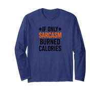 Sarcasm Gym Humor Bold Workout Quote Graphic Design Maglia a Manica