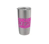 Sarcasm Is My Love Language Bicchiere termico in acciaio inox doppia parete