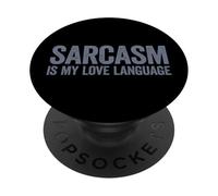 Sarcasm Is My Love Language PopSockets PopGrip Adesivo