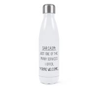 Sarcasm uno Con The Molti Servizi Doppio Muro Acqua Bottiglia Scherzo Divertente