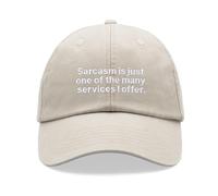 Sarcasm Uno Di Molti Services Cappello Baseball Vintage Slavato Unisex Papà Joke