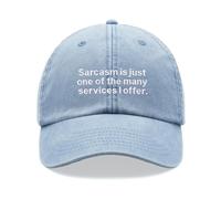 Sarcasm Uno Di Molti Services Cappello Baseball Vintage Slavato Unisex Papà Joke