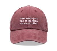 Sarcasm Uno Di Molti Services Cappello Baseball Vintage Slavato Unisex Papà Joke