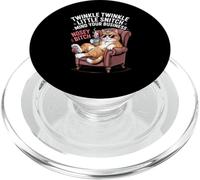 Sarcasmo dicendo gatto mente il tuo lavoro scherzo donne uomini PopSockets PopGrip per MagSafe