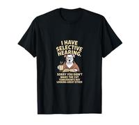 Sarcasmo Ho un udito selettivo Pitbull Maglietta