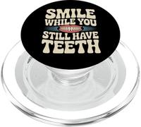 Sarcasmo Sorriso Mentre Stile Hai Denti Divertente Simle Citazioni PopSockets PopGrip per MagSafe