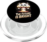 Sarcasmo Umorismo divertente Citazioni future divertenti Il futuro è luminoso PopSockets PopGrip per MagSafe