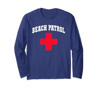 Sarcastic BEACH PATROL Crociera Spiaggia Nuoto Scuba Spiaggia Spiaggia Maglia a Manica