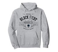 Sarcastic Black Cat Witch Brewing CO Pozioni caffè Magico Felpa con Cappuccio