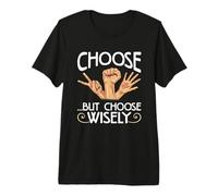 Sarcastic Choose Wisely Rock Paper Scissors Sarcasmo Maglietta Premium