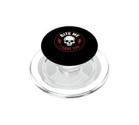 Sarcastic dark Rebel Attitude Bold Saying Bite Me I Dare You PopSockets PopGrip per MagSafe