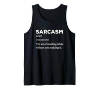Sarcastic Dictionary Definition of Sarcasm Funny Canotta