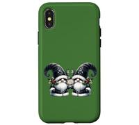 Sarcastic Gnome For Teens Bah Humbug Sign Cute Xmas Graphic Custodia per iPhone X/XS
