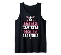 Sarcastic Gym Funny Spanish Inspirational Slang Gym Exercise Canotta