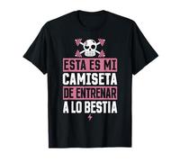 Sarcastic Gym Funny Spanish Inspirational Slang Gym Exercise Maglietta
