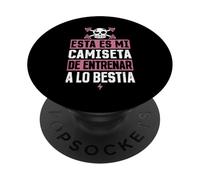 Sarcastic Gym Funny Spanish Inspirational Slang Gym Exercise PopSockets PopGrip Adesivo