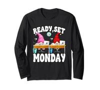 Sarcastic Office GNOME Graphic Funny Saying for Office Squad Maglia a Manica
