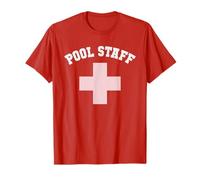 Sarcastic POOL STAFF Tutte le ragazze Trip Swim Vacay Cruising Maglietta